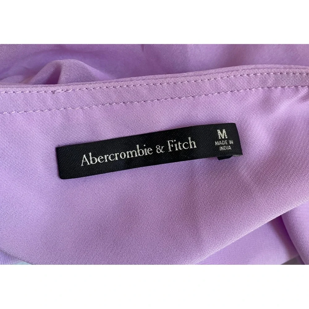 Abercrombie & Fitch Lavender Ruffle Maxi Dress